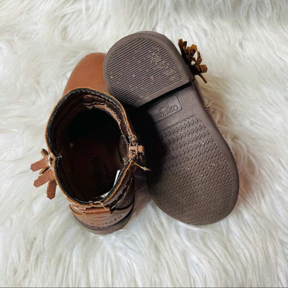 Osh Kosh Toddler Brown Booties - Picture 4 of 9